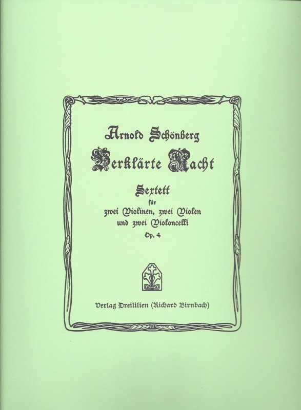 シェーンベルク：浄夜Op.4/パート譜（UE)