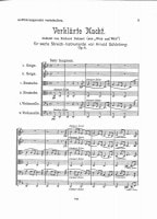 シェーンベルク：浄夜Op.4/パート譜（UE)