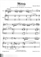 スコリク：メロディー/ヴァイオリン・ピアノ