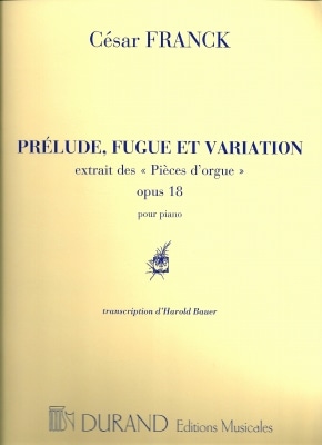 フランク：前奏曲、フーガとヴァリエーションOP.18/ピアノ（DF)