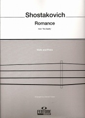 ショスタコヴィッチ：ロマンス（馬あぶより）/バイオリン・ピアノ（F)