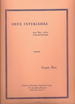 フルート協奏曲／ジャック・イベール Jacques Ibert 小品（ジャック・イベール） (フルート)【Piece pour flute seule