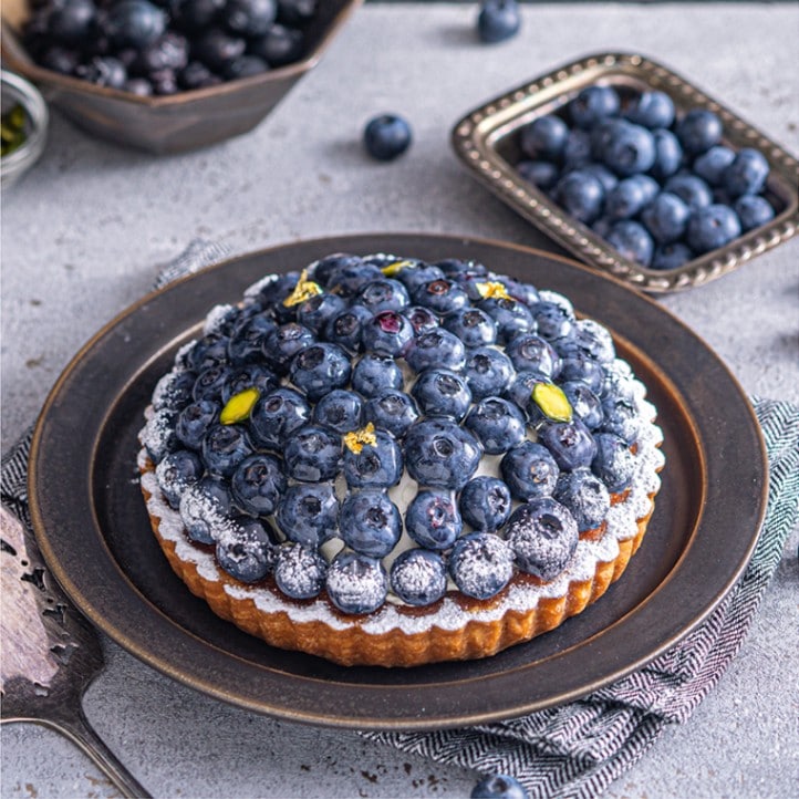 北海道ベリーファーム有機ブルーベリーのフロマージュタルト【季節限定】