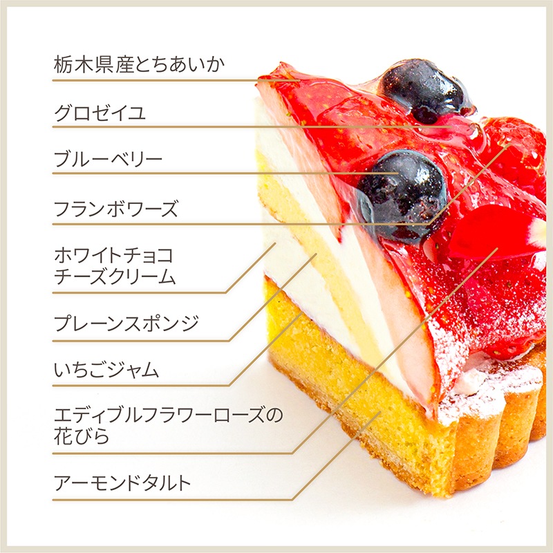 《5月1日以降のお届け》栃木県産とちあいかとベリーのタルト【母の日2026】【予約商品】
