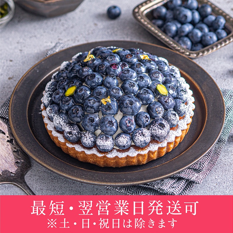 北海道ベリーファーム有機ブルーベリーのフロマージュタルト【季節限定】