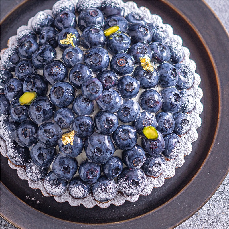 北海道ベリーファーム有機ブルーベリーのフロマージュタルト【季節限定】