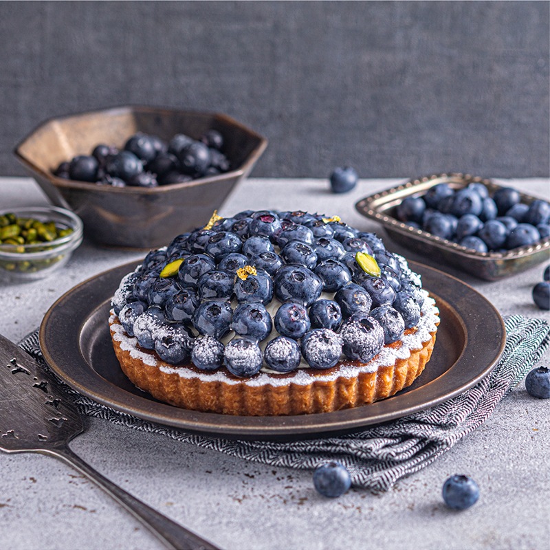 北海道ベリーファーム有機ブルーベリーのフロマージュタルト【季節限定】