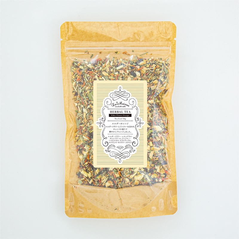 【ネコポス】エルダーオレンジ 茶葉50g