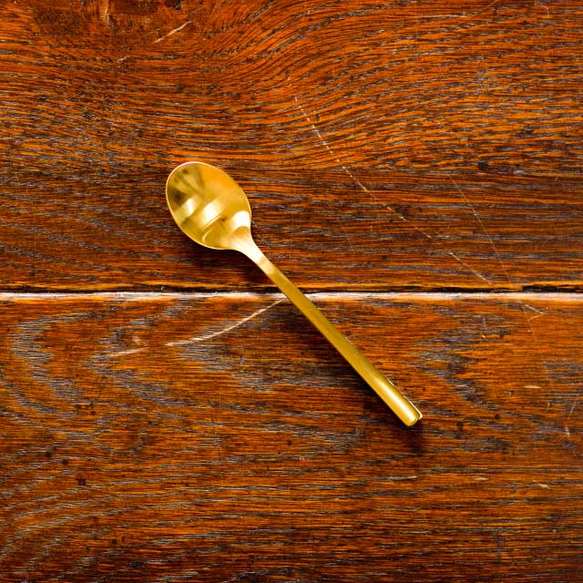 コーヒースプーン［マットゴールド］