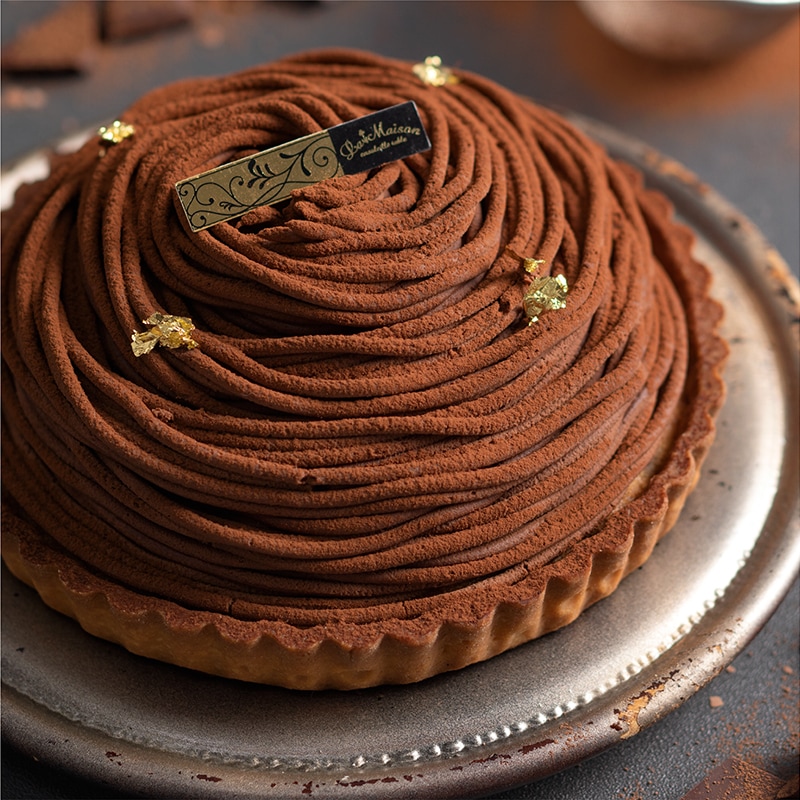 生チョコレートのモンブランタルト【季節限定】【数量限定】