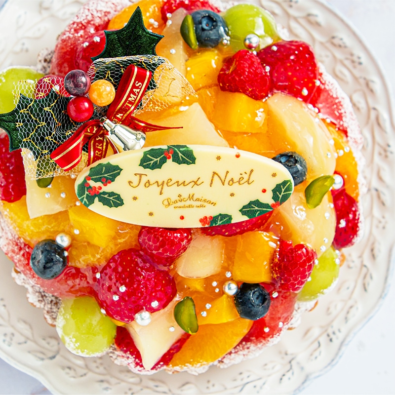 プレミアムフルーツタルト・ノエル【クリスマス限定】【12/19~26のお届け】【11/末まで送料500円OFF】