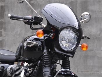 アサヒ風防　ボンネビルT120装着 TRIUMPH】ボンネビルと旭風防の組み合わせは抜群だった！ - YouTube