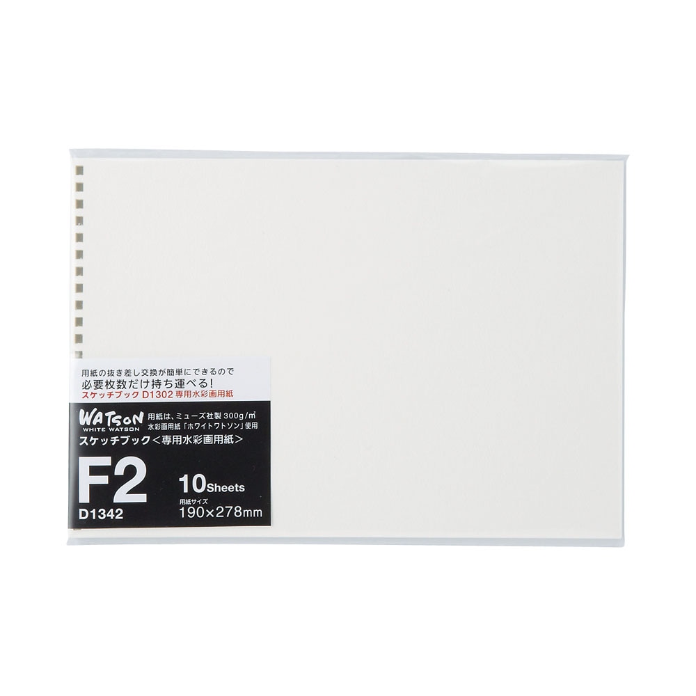 ART SERIES スケッチブック D1302専用水彩画用紙 D1342