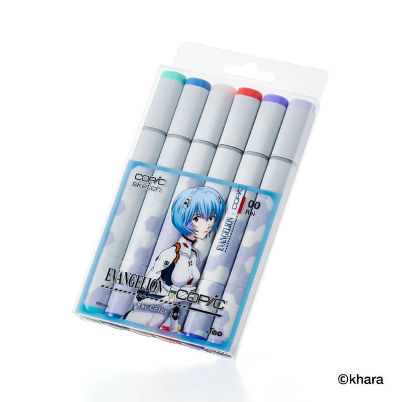 ���ԥå���EVANGELION��COPIC ���ԥå������å�6�ܥ��å� Rei Color Set���������󥲥ꥪ�󥳥�ܥǥ����� ���ȥ쥤��12502135