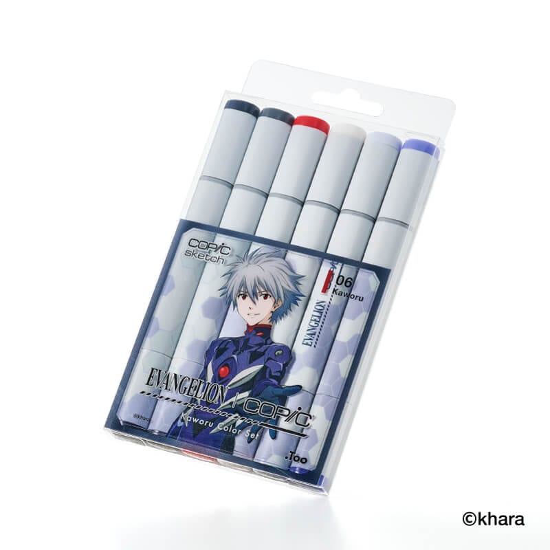 ���ԥå���EVANGELION��COPIC ���ԥå������å�6�ܥ��å�  Kaworu Color Set���������󥲥ꥪ�󥳥�ܥǥ����� ������롡12502137