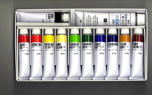 ホルベイン油絵具12色Aセット