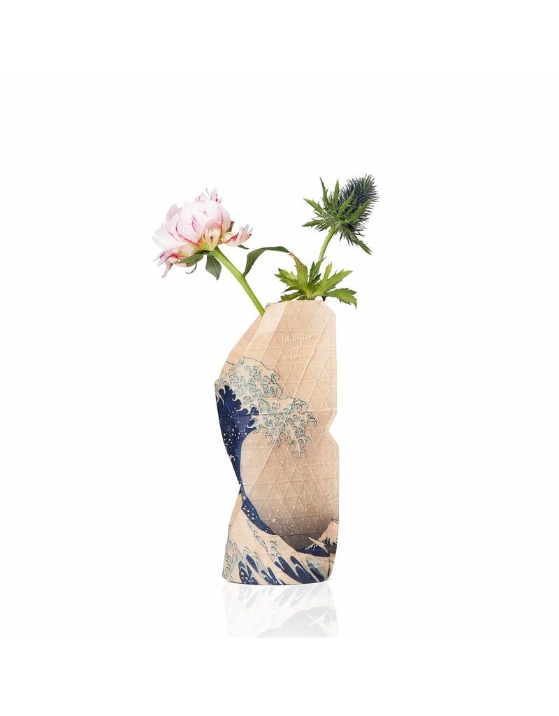Paper Vase Coverペーパーベースカバー:The Great　Wave 北斎(Sサイズ）