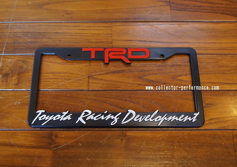 在庫あり！） TRD ライセンスプレートフレーム3 | US & Hawaii GOODS 