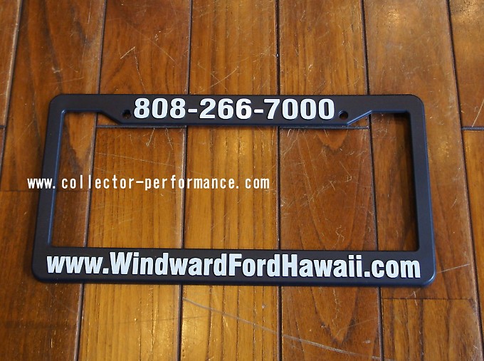 ハワイ WINDWARD FORD ライセンスプレートフレーム ナンバーフレーム US & Hawaii GOODS,License