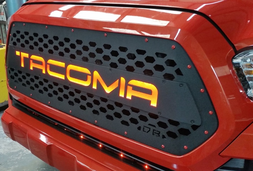 VIPIH トヨタ タコマ TRD PRO用フロントバンパーフードグリル トヨタ