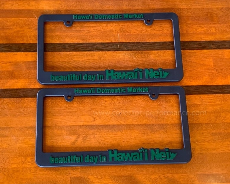 ハワイ Hawaii Domestic Market/HDM Beautiful dayナンバーフレーム/ライセンスプレートフレーム US
