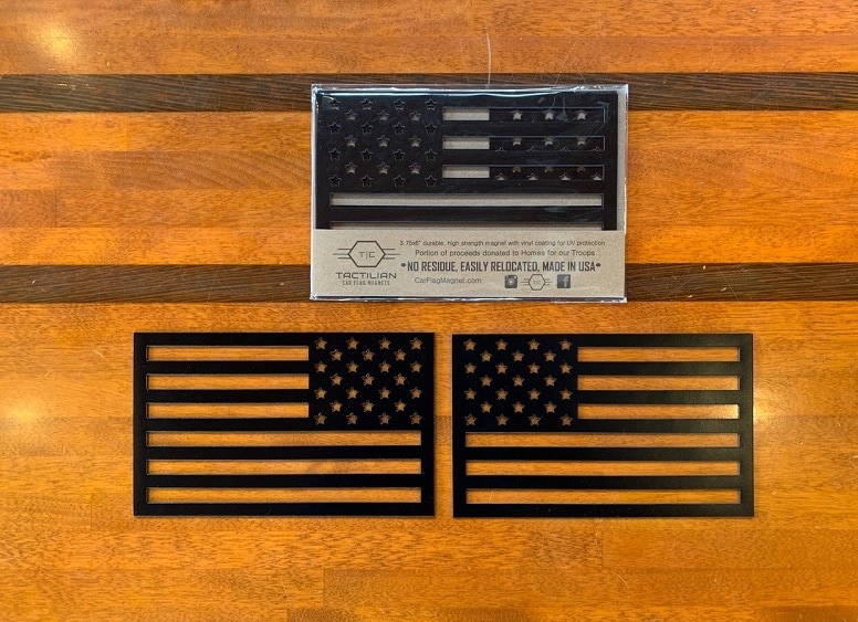 在庫あり！) Tactilian USA タクティリアン フラッグ マグネット 2枚 