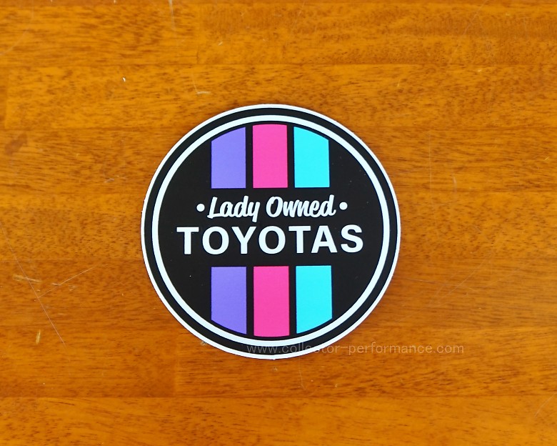 Lady Owned TOYOTAS サークル ステッカー | US & Hawaii GOODS,Sticker/ステッカー ...