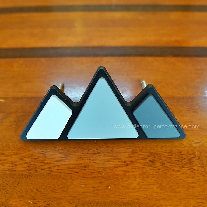 在庫あり)TACO VINYL/タコビニール マウンテン グリル バッジ2 グレー