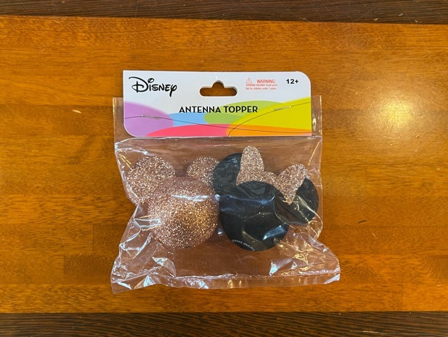 Disney ディズニー グリッター ミッキー＆ミニー アンテナトッパー