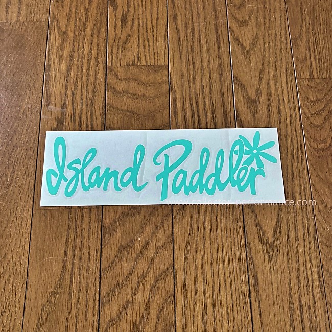 ハワイ Island Paddler/アイランドパドラー ロゴ ステッカー ティアレ US & Hawaii GOODS,Sticker/ステッカー COLLECTOR＃001