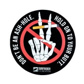 SURFRIDER FOUNDATION/�����ե饤�����ե�����ǡ������ Don't Be An Ash-Hole ���ƥå���