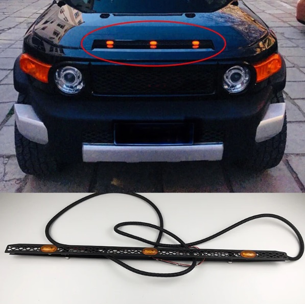 【引き取り限定】プラド fjクルーザー　ブルバー　ライトバー付き 引き取り限定】プラド fjクルーザー ブルバー ライトバー付き