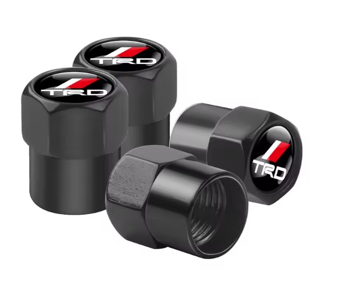 再入荷 在庫あり！）TRD エアバルブキャップ セット(ブラック