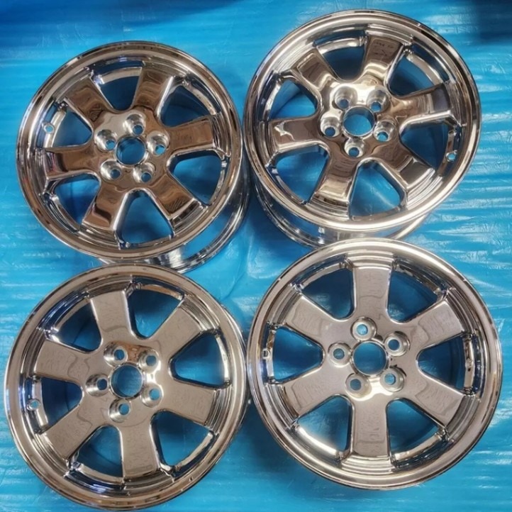 usdm プリウス20 15インチ クローム 5スポークホイール 4枚セット 20プリウス 15インチ クロームメッキ ホイールキャップ 4枚