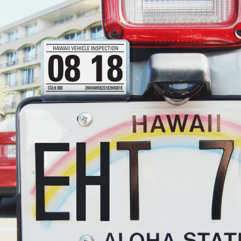 取り寄せ対応！）ハワイ Hawaii インスペクション用 ブラケット ステー