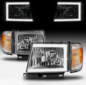 �ʼ����б�����1995-2000 ������ �������� LED  �إåɥ饤�ȥ��å�