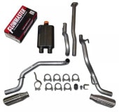 �ʼ����б�����2013-2015 ������ 4.0 ���åȥХå� �ǥ奢�륵���ɥ�����������- Flowmaster Super 44