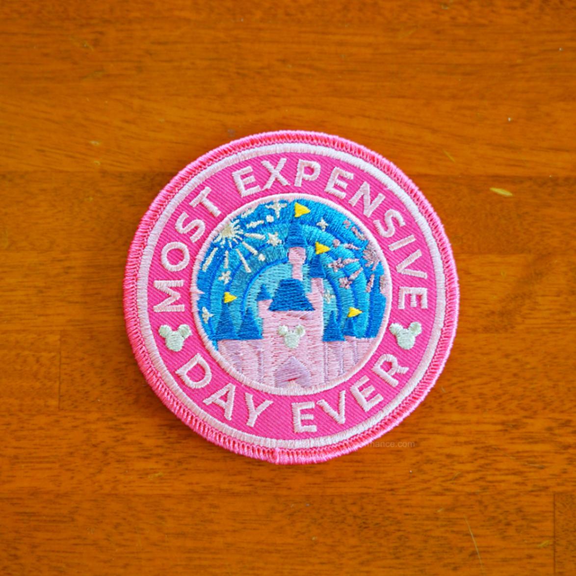 MOST EXPENSIVE DAY EVER ピンク サークルパッチ | US & Hawaii GOODS,Patches/パッチ ...
