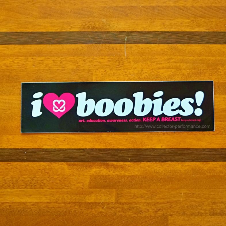 I LOVE boobies �Х�ѡ� ���ƥå���