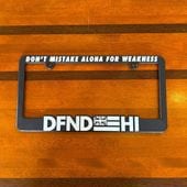 �ϥ磻 DEFEND HAWAII �ǥ��ե���� �ϥ磻  DFND HI�饤���󥹥ץ졼�ȥե졼�� �ʥ�С��ե졼��