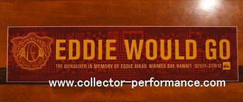 ハワイ EDDIE WOULD GO バンパーステッカー | US & Hawaii GOODS