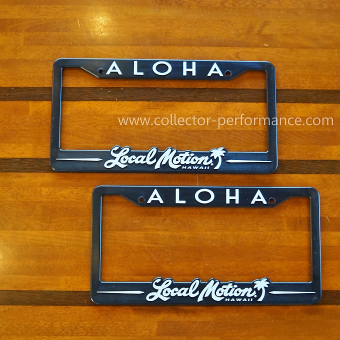 ハワイ Local Motion ALOHA ナンバーフレーム US & Hawaii GOODS,License Plate Frame