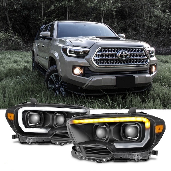 取り寄せ対応！) 16-19 タコマ TACOMA シーケンシャル LED ブラック