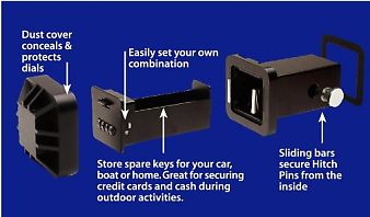 取り寄せ対応！） Hitch Safe ヒッチセーフ 貴重品や鍵の保管に