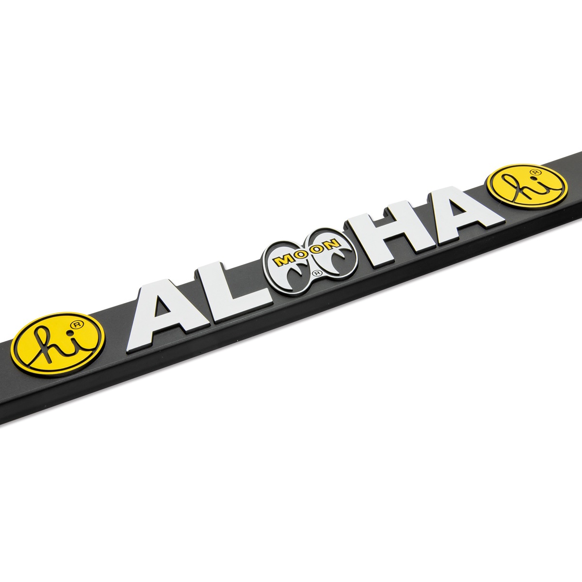 �ʼָ��б��ʡ���Raised in4mation x MOONEYES Logo 3D �ࡼ�󥢥��� �饤���󥹥ץ졼�ȥե졼�� / �ʥ�С��ե졼��