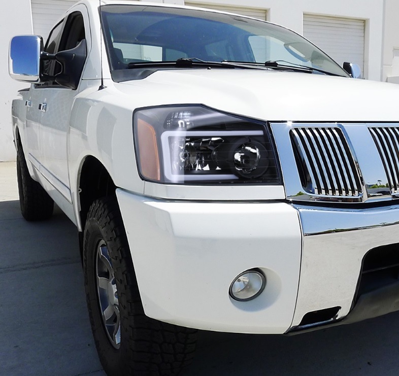 (�����б�) 04-15 ��������/04-07 ����ޥ� LED ���塼�� ���ꥹ���� �֥�å� �إåɥ饤�� ���å�