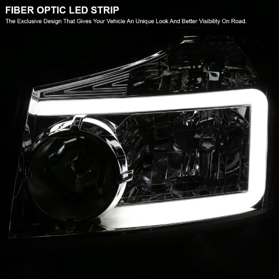 (�����б�) 04-15 ��������/04-07 ����ޥ� LED ���塼�� ���ꥹ���� �֥�å� �إåɥ饤�� ���å�