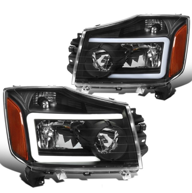 (�����б�) 04-15 ��������/04-07 ����ޥ� LED ���塼�� ���ꥹ���� �֥�å� �إåɥ饤�� ���å�