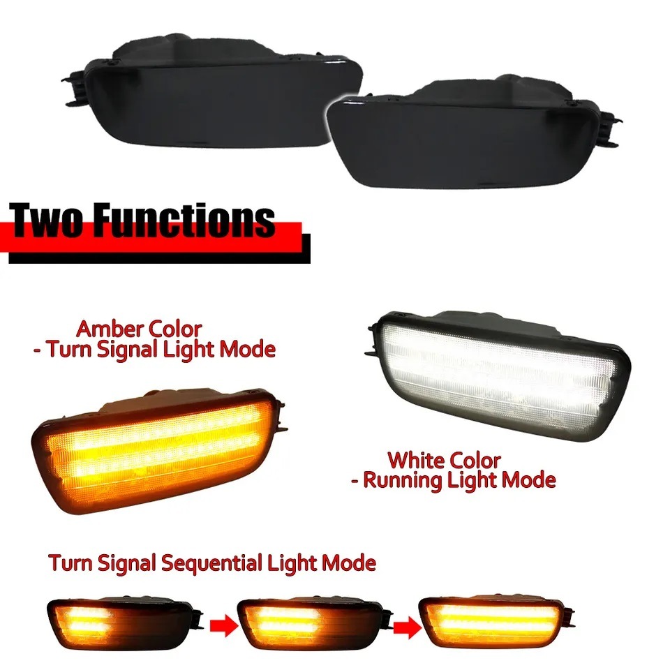 �ʼ����б�����2001-2004 ������ LED DRL �����å��Хå� �Х�ѡ������󥫡����åȡʥ��ꥢ�������⡼����