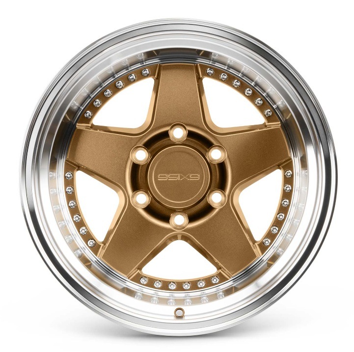 ��16x8.0 17x9.0 �֥��󥺺߸ˤ��ꡪ�� 9SIX9 Wheels FIVE-2 DEEP 16in/17in �ۥ����� �ʥ֥��󥺡��ԥ��Υ֥�å����ޥåȥ֥�å����ޥ���ɡ�